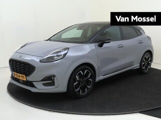 Ford Puma 1.0 EcoBoost Hybrid ST-Line X | airco automatisch | Apple Carplay/Android | cruise control | LED koplampen | lederen/stof bekleding | lichtmetalen velgen 5-spaaks 18" | navigatiesysteem full map | rijstrooksensor met correctie | vervolgbotsing preventie | voorstoelen verwarmd |