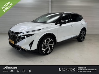 Nissan Qashqai 1.3 MHEV Xtronic Tekna Plus / Trekgewicht 1800 KG / All Seasonbanden / Google Maps Navigatie / Panoramadak / BOSE Audio / Elektrische Kofferbak / HUD / Massagestoelen / Memoryseats / 360 Graden Camera / Adaptive Cruise Control / Climate Control /