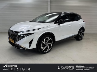 Nissan Qashqai 1.3 MHEV Xtronic Tekna Plus / Trekgewicht 1800 KG / All Seasonbanden / Google Maps Navigatie / Panoramadak / BOSE Audio / Elektrische Kofferbak / HUD / Massagestoelen / Memoryseats / 360 Graden Camera / Adaptive Cruise Control / Climate Control /
