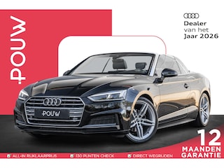 Audi A5 Cabriolet 2.0 TFSI 190pk S-tronic S Edition | Stoelverwarming | Lederen Bekleding | Elektr. Kap | Navigatie | PDC V/A