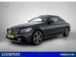 Mercedes-Benz C-klasse 300 Coupe AMG line Premium Plus | Alarm | Panorama schuifdak | Burmester Sound | Parkeerpakket met 360°-camera Inclusief 12 Maanden Garantie.