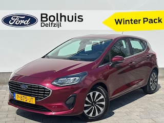 Ford Fiesta EcoBoost 100pk Titanium | Dealer onderhouden | Winterpack | Cruise | All-season banden | Keyless | Led | Apple carplay | android auto
