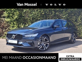 Volvo V90 2.0 T8 Plug-in hybrid AWD Ultra Dark | Bowers & Wilkins | Panoramadak | Nappaleder met Massage & Ventilatie | Trekhaak | 360 camera |