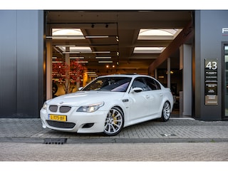 BMW 5-serie in Alpine White|1e Lak |kettingspannerupgrade|Hud|Legendarisch