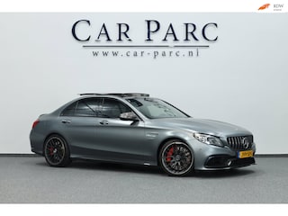 Mercedes-Benz C-klasse AMG 63 S 510+PK MULTIBEAM/VIRTUAL/SFEER/PANO/SCHAAL+LEER+S.VERKOELING/19" LMV/360 CAM/ACC/12 MDN GARANTIE!