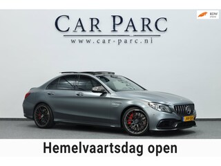 Mercedes-Benz C-klasse AMG 63 S 510+PK MULTIBEAM/VIRTUAL/SFEER/PANO/SCHAAL+LEER+S.VERKOELING/19" LMV/360 CAM/ACC/12 MDN GARANTIE!