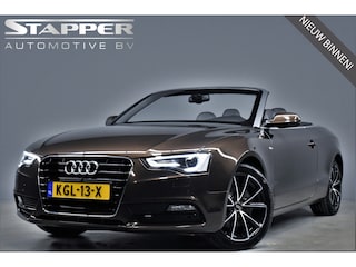 Audi A5 Cabriolet 2.0 TFSI 211pk Automaat 2x S-Line Navi/Xenon/Led/Leer/Climate/Stoelverw./Pdc/Cruise/Lmv18"