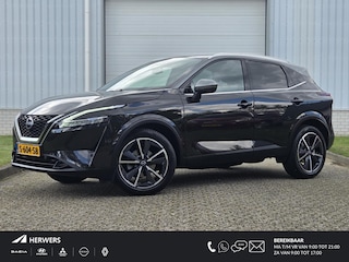 Nissan Qashqai 1.3 MHEV Xtronic Tekna / Trekhaak 1800KG / Adaptief Cruise Control / Panoramadak / Elektrisch Verstelbare Bestuurdersstoel / Head- Up Display / 360 Graden Camera / Elektrische Achterklep / Apple Carplay & Android Auto / Draadloze Telefoon Lader / Navigatie / Climate Control / Dode Hoek Detectie /