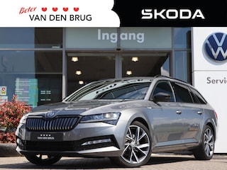 Skoda Superb 1.4 TSI 218 pk DSG iV Sportline Business | Navigatie | Matrix LED | SmartLink | Voorstoelen met geheugen | ACC | Stoelverwarming v + a | Stuurverwarming | Digital Cockpit | PDC |