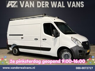 Opel Movano 2.3 CDTI 145pk L2H2 Euro6 Airco | Imperiaal | Trap | Camera | Navigatie | 2500kg Trekhaak Cruisecontrol, Parkeersensoren, Bijrijdersbank