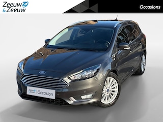 Ford Focus Wagon 1.5 Titanium 150PK Automaat | El. Trekhaak | Half Leder | BLIS | Camera | Navigatie | Stoel- en Voorruitverwarming | Privacy Glass | Achterspoiler