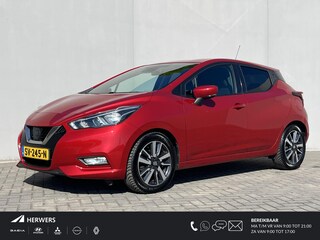 Nissan Micra 0.9 IG-T N-Connecta / Dealer Onderhouden / Cruise Control / Airco / Navigatie / Lichtmetalen Velgen 16" / Achteruitrij Camera / Bluetooth Telefoon Verbinding /