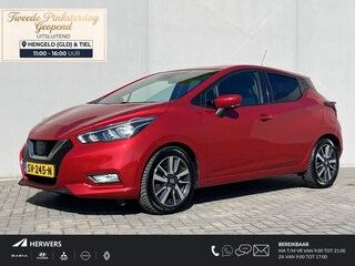 Nissan Micra 0.9 IG-T N-Connecta / Dealer Onderhouden / Cruise Control / Airco / Navigatie / Lichtmetalen Velgen 16" / Achteruitrij Camera / Bluetooth Telefoon Verbinding /