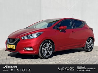 Nissan Micra 0.9 IG-T N-Connecta / Dealer Onderhouden / Cruise Control / Airco / Navigatie / Lichtmetalen Velgen 16" / Achteruitrij Camera / Bluetooth Telefoon Verbinding /
