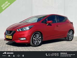 Nissan Micra 0.9 IG-T N-Connecta / Dealer Onderhouden / Cruise Control / Airco / Navigatie / Lichtmetalen Velgen 16" / Achteruitrij Camera / Bluetooth Telefoon Verbinding /