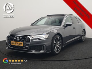 Audi A6 Avant 50 TFSI e quattro S-Line PHEV 300pk Dealer O.H Panodak | Head Up | Adaptive Cruise | Lederen Sportstoelen Memory & Verewarmd | S Sportstuur Verwarmd | Apple Carplay | Blis | Sfeerverlichting | Keyless | Navigatie | Virtual | DAB | 19" L.M Plug In Hybrid |