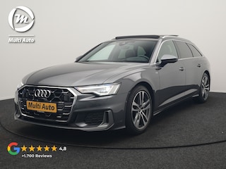 Audi A6 Avant 50 TFSI e quattro S-Line PHEV 300pk Dealer O.H Panodak | Head Up | Adaptive Cruise | Lederen Sportstoelen Memory & Verewarmd | S Sportstuur Verwarmd | Apple Carplay | Blis | Sfeerverlichting | Keyless | Navigatie | Virtual | DAB | 19" L.M Plug In Hybrid |