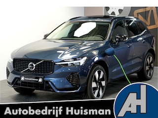 Volvo XC60 2.0 T6 AWD 293kW/399pk Aut8 Plug-in hybrid Plus Dark HARMAN/KARDON + PANORAMADAK + EL.TREKHAAK + 360 CAMERA + BLIS + LANE ASSIST + STOEL-&STUURVERWARMING + ADAPT.CRUISE + PILOT ASSIST + MATRIX LED + KEYLESS + PARKSENSOREN V&A + 20" LM-VELGEN!!