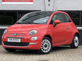 Fiat 500 1.2 Lounge Koraal Clima Navi Pano PDC Stoelverwarm