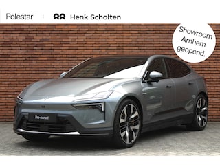 Polestar 4 Long Range Dual motor Performance Prime 100 kWh | 22 inch Lichtmetalen Velgen | Polestar Engineered Dynamisch Onderstel | Brembo Remmen | Pixel-LED Koplampen | Harman/Kardon Audiosysteem | Head-Up Display | Elektrisch Verstelbare Voorstoelen | Extra Getint Glas Achter