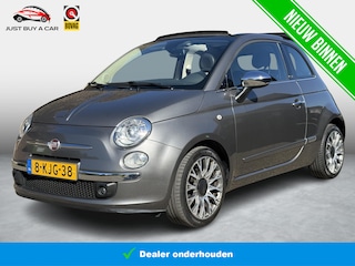 Fiat 500 0.9 TwinAir Lounge Dealeronderhouden / Cabrio / Leder / Origi NL / 15'' Lichtmetalen Velgen /