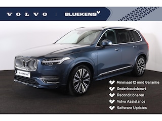 Volvo XC90 T8 Recharge AWD Inscription - Luchtvering - Panorama/schuifdak - IntelliSafe Assist & Surround - 360º Camera - Harman/Kardon audio - Adaptieve LED koplampen - Verwarmde voorstoelen, stuur & achterbank - Parkeersensoren voor & achter - Elektr. bedienb. voorstoelen met geheugen - Head up display - Draadloze tel. lader - Standkachel - Extra getint glas - Inklapbare trekhaak - 20' LMV