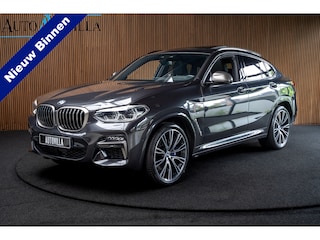 BMW X4 M40i HUD Panodak 360° Harman K Leer ACC Navi Keyless Entry & Go Elektr. uitklapbare trekhaak Elektr. bedienbare achterklep Memory seats Climate voor & achter PDC Zwarte hemelbekleding 21 inch LM v