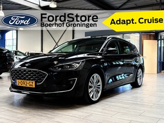 Ford Focus Wagon EcoBoost 125pk Vignale | Dealer onderhouden | Adapt. Led | Winterpack | Camera achter | Adapt. cruise | Elekt. achterklep | 18" LMV |
