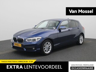 BMW 118i Corporate Lease High Executive AUTOMAAT | NAVIGATIE | CAMERA | M-STUUR | LEDER | PDC | CLIMA | STOELVERWARMING | LED | 12 MAANDEN BOVAG GARANTIE |