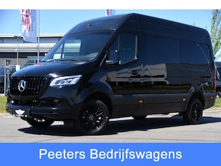 Mercedes-Benz Sprinter 319 1.9 CDI L2H2 RWD Black Edition Camera, Cruise, Carplay, LED, 190pk, Multimedia, Automaat, Geveerde stoel, Sensoren, Trekhaak, Uniek!
