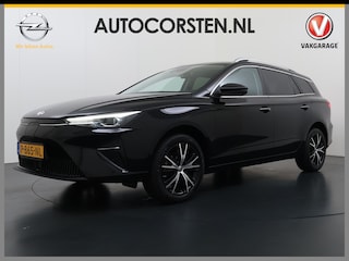 MG 5 Electric Luxury 50kWh SOH 87% Leder+Verwarmd Adap.Cruise 360°Camera Navi Ecc Apple Carpay Android Auto Pdc Led Elek.Stoel Privacy Glas Lmv 17" DAB Isofix Origineel Nederlandse Auto