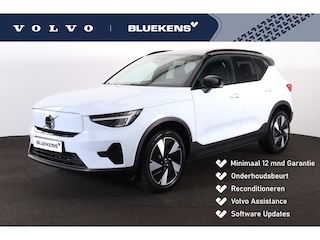 Volvo EX40 Extended Range Ultra 82 kWh - Panorama/schuifdak - IntelliSafe Assist & Surround - 360º Camera - Harman/Kardon audio - Verwarmde voorstoelen & stuur - Parkeersensoren voor & achter - Elektr. bedienb. voorstoelen met geheugen links - Draadloze tel. lader - Warmtepomp - Extra getint glas - 19' LMV
