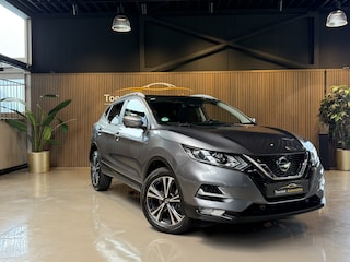 Nissan Qashqai 1.3 DIG-T Business Edition | Tekna | Automaat Panorama Navigatie Trekhaak Half leder /Stof interieur 18 LMV 360 Camera Bom Vol| Alles erop en eraan |