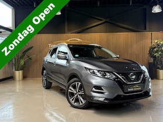 Nissan Qashqai 1.3 DIG-T Business Edition | Tekna | Automaat Panorama Navigatie Trekhaak Half leder /Stof interieur 18 LMV 360 Camera Bom Vol| Alles erop en eraan |