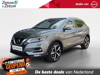 Nissan Qashqai 1.3 DIG-T Tekna + | DEALERONDERHOUDEN | FULL OPTION | AFNEEMBARE TREKHAAK | ALL SEASON BANDEN |