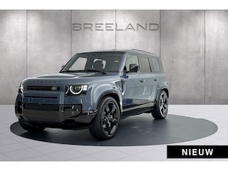 Land Rover Defender 110 P300e 110 HSE Dynamic Edition | Panoramadak | Elektrische trekhaak | 22" Gloss Black Tasman Blue/Ebony