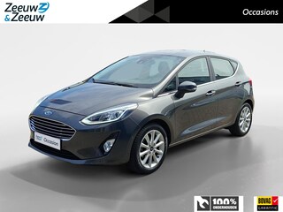 Ford Fiesta 1.0 EcoBoost Titanium | Dealeronderhouden | Stoel- stuur en voorruitverwarming | Navigatie | Trekhaak | All season banden