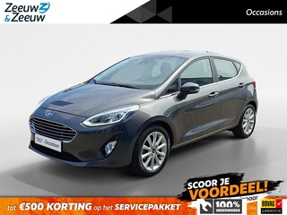 Ford Fiesta 1.0 EcoBoost Titanium | Dealeronderhouden | Stoel- stuur en voorruitverwarming | Navigatie | Trekhaak | All season banden