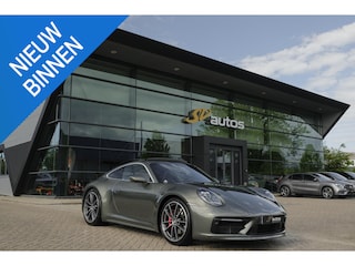Porsche 911 3.0 Carrera S 450pk Panoramadak NLauto Sport design Aventurin groen Noselift 18-weg sportstoelen Sport Chrono Bose