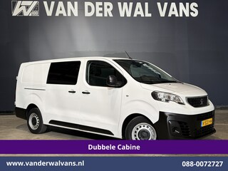 Peugeot Expert 2.0 BlueHDI 123pk L3H1 Dubbele Cabine Euro6 Airco | 5-Zits | Navigatie | 2500kg Trekhaak Cruisecontrol, Parkeersensoren