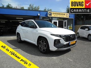 Hyundai Tucson 1.6 T-GDi PHEV AWD Automaat N-Line Sky Nav Leder/Alcantara Schuifdak-Panodak "19 Lmv Camera Rijklaarprijs
