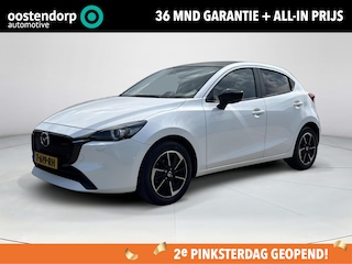 Mazda 2 1.5 e-SkyActiv-G 90 Homura Aka | Achteruitrijcamera | Stoel/stuurverwarming | Apple Carplay/Android Auto | Climate control | Lichtmetalen velgen | Half Leder |