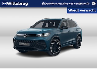 Volkswagen Tiguan 1.5 eHybrid 200kw / 272pk R-Line Black Style DSG Automaat Lederen Interieur met massagefunctie / Trekhaak / Panoramadak / 20"LM velgen / Navigatie Fabrieksgarantie tot 25-07-2030 of 100.000 km