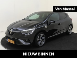 Renault Clio 1.6 E-Tech Hybrid 145 R.S. Line | Pack Advanced Safety| Pack Lightning | Apple Carplay/Android Auto | Autonomous Emergency Braking | cruise control | electronic climate control | kunstlederen/stof bekleding | LED koplampen | lichtmetalen velgen 17" | navigatiesysteem | rijstrooksensor met correctie