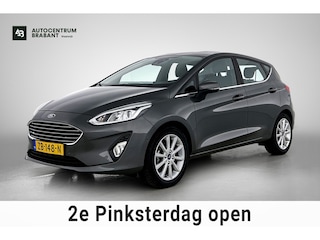Ford Fiesta 1.0 EcoBoost Titanium (NAVIGATIE, CARPLAY, PARKEERSENSOREN, LED, STUURBEDIENING, 1e EIGENAAR, GOED ONDERHOUDEN)
