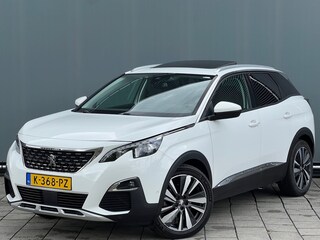 Peugeot 3008 BWJ 2021 | 1.2T 131PK Premium Av. AUTOMAAT | TREKHAAK | PANO SCHUIFDAK | 19'' LMV | CARPLAY | NAVI | CLIMA | AGR | LEDER/STOF | PDC | STOELVERW |