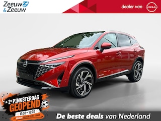 Nissan Qashqai 1.5 e-Power Tekna Plus | €3500 Voorraad korting | Meest uitgebreide uitvoering | Andrioid/Apple Carplay | 360graden camera's | Stoel-/ Stuur-/ Voorruitverwarming | Panoramadak |