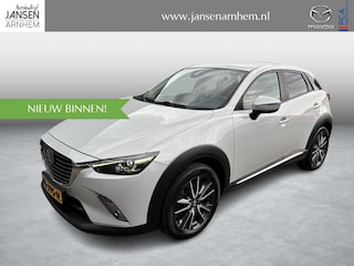 Mazda CX-3 2.0 SkyActiv-G 120 GT-M , Automaat, Trekhaak, Adap.Cruise, Bose, Half Leder, HUD, Camera, PDC, Stuur/Stoelverwarming, Navi, LMV 18 Inch