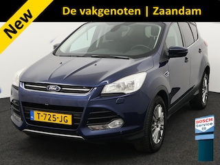 Ford Kuga 1.6 Titanium Trekhaak, Chiptuning, Bluetooth, Cruise control, Parkeersensor voor en achter, Voorstoelen verwarmd, Verwarmd voorruit, Regensensor, Lichtmetalen velgen, De Ford Kuga 1.6 Titanium uit 2013 (handgeschakeld) is een comfortabele en veelzijdige SUV met een sportief karakter. De krachtige en soepele 1.6 EcoBoost-motor zorgt voor een fijne rijervari