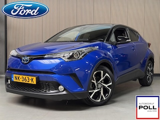 Toyota C-HR 1.8 Hybrid Automaat Bi-Tone Navi Camera lederen Bekleding Stoelverwarming Adap Cruise NL-Auto